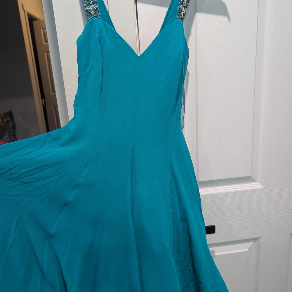 Vintage Beaded Gown With Crinoline